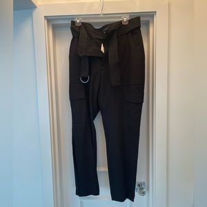 Banana Republic black dress cargo pants size 12 NWT
